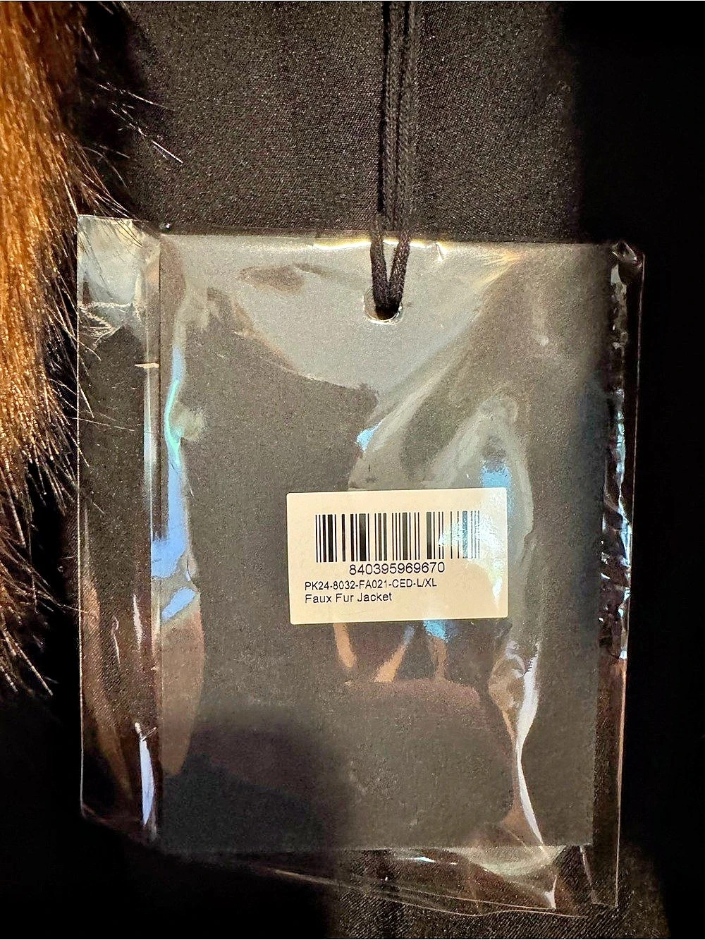 Brown Faux Fur Jacket NWT - Picture 3 of 3